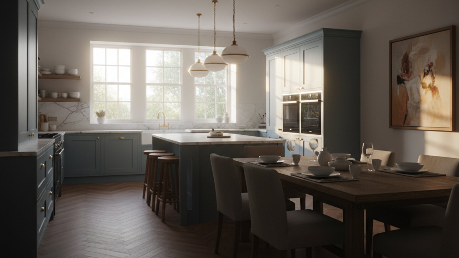 Finished kitchen, Walthamstow